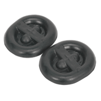 Sealey EX03 Exhaust Mounting Rubbers - L62 x D54 x H13.5 (Pack of 2)