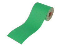 Faithfull FAIAR1080G Aluminium Oxide Sanding Paper Roll Green 115mm x 10m 80G