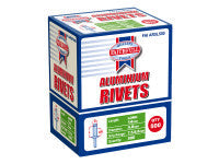 Faithfull FAIAR5L500 Aluminium Rivets 4.8mm x 14mm Long Bulk Pack of 500