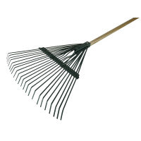 Faithfull RI10-CRSLRWH22FT Countryman Leaf Rake 22 Flat Tines