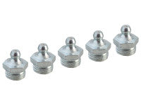 Faithfull AGN8418 Grease Nipple Straight 1/4in BSP (5 Pack)