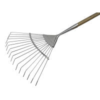 Faithfull RI12-VRSSLRWH Prestige Stainless Steel Lawn Rake