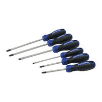 Faithfull FAISDSET6PRO Boxed Soft Grip Screwdriver Set 6 Piece