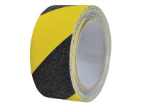 Faithfull FAITAPESTYB5 Anti-Slip Tape Black/Yellow 50mm x 5m