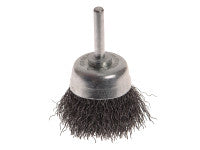 Faithfull FAIWBSI50 Wire Brush Shaft Mounted 50mm x 20mm 0.30mm