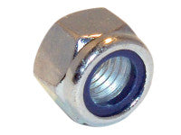 ForgeFix M6 Hexagon Nut & Nylon Insert ZP 100NYLOC6 (100 Pack)