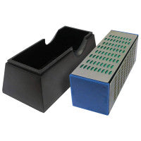 Faithfull FAI DWQUAD 4 Sided Diamond Sharpening Stone 150 x 50 x 50mm