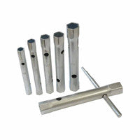 Faithfull FAISPBOXSET6 Box Spanner Set + Tommy Bar 6 Piece 8-19mm
