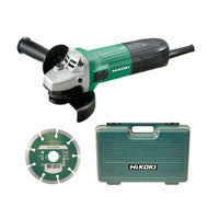 Hikoki G12STX/J8 115mm Angle Grinder 600W 110V with Diamond Blade & Case