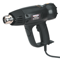 Sealey HS104K 80-600°C Deluxe Hot Air Gun Kit with LED Display 2000W 230V