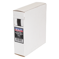 Sealey HST9508 Heat Shrink Tubing Black Ø9.5-4.8mm 8m