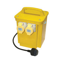 Faithfull Transformer Dual Socket 110v - 3.3kVA