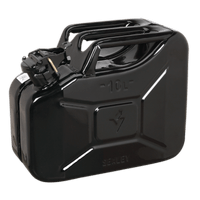 Sealey JC10B Jerry Can 10L - Black