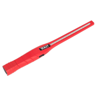 Sealey LED3604R Rechargeable 360° Slim Inspection Lamp 16 SMD LED + 1W LED Red Lithium-ion