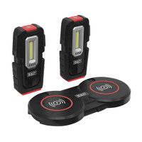 Sealey LEDWCBCOMBO3 Inspection Light (x2) 3W & 1W COB LED & Double Wireless Charging Base