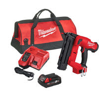 Milwaukee M18FN18GS-201X 18V Fuel Straight Second Fix Nail Gun with 1x 2.0Ah Battery