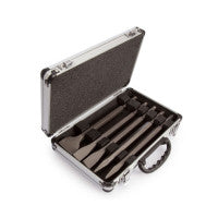 Makita D-16368 SDS+ Chisel Set in Silver Aluminium Case (5 Piece)