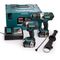 Makita DLX2145TJ LXT 18V Cordless Combi & Impact Twin Pack with 2x 5.0Ah Batteries