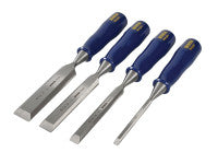 Irwin Marples M444/S4 Blue Chip Bevel Edge Chisel (Set of 4)