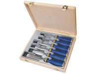 IRWIN Marples MS500 All-Purpose Chisel ProTouch Handle Tool Set 6: 6, 10, 12, 19, 25, & 32mm