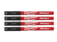 Milwaukee 48223164 INKZALL Ultra Fine Tip Pen (Pack of 4)