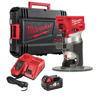 Milwaukee M18FTR-401X 18V Fuel Cordless Trim Router with 1x 4.0Ah Batteries