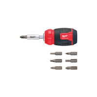Milwaukee 4932492807 8-in-1 Compact Multi-Bit Screwdriver