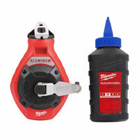 Milwaukee 4932493814 Fine Line Chalk Reel & Blue Chalk Refill