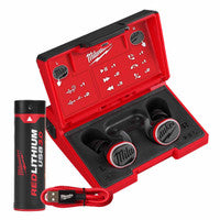 Milwaukee L4 RLEPB-301 REDLITHIUM„¢ USB Bluetooth Jobsite Ear Buds with Hearing Protection