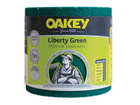 Oakey OAK63918 Liberty Green Sanding Roll 115mm x 5m Medium 80G