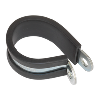 Sealey PCJ35 P-Clip Rubber Lined Ø35mm Pack of 25