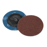 Sealey PTCQC5060 Quick Change Sanding Disc 50mm 60Grit Pack of 10