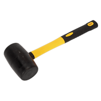 Sealey RMB150 Rubber Mallet 1.5lb Fibreglass Shaft