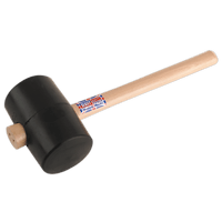 Sealey RMB250 Rubber Mallet 2.5lb Black