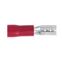 Sealey RT19 Push-On Terminal 2.8mm Female Red Pack of 100