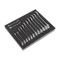 Sealey S01232 Combination Spanner Set 14pc Stubby