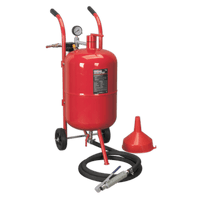 Sealey SB997 Shot Blaster with Water Trap & Wheels 37L