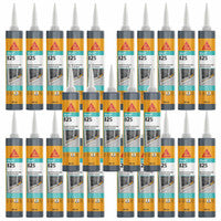 Everbuild SIKASIL 825 Silicone White 380ml (25 Pack)