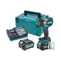 Makita TW008GD201 40V Max XGT Brushless 1/2" Impact Wrench with 2x 2.5Ah Batteries