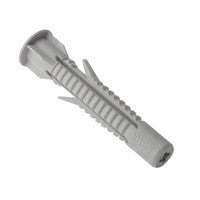 ForgeFix M6 x 38mm Expansion Wall Plugs Ribbed 25UFP638 (25 Pack)