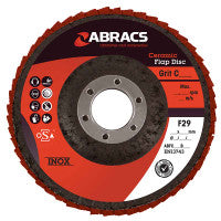 Abracs Ceramic Flap Disc 125mm x 22mm x 80G