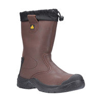 Amblers Safety FS245 Antistatic Pull On Safety Rigger Boot Brown - 4