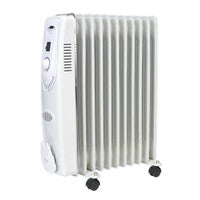 Sealey RD2500 Oil Filled Radiator 2500W/230V 11 Element