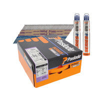 Paslode 141072 3.1 x 75mm Galv-Plus Ring Shank Nails for 360XI, IM360CI (2200 Pack + 2 Fuel Cells)