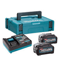 Makita 191K01-6 40V Max XGT Power Source Kit with 2x 4.0Ah Batteries