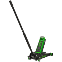 Sealey 3040AG Trolley Jack 3tonne Rocket Lift Green