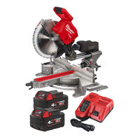 Milwaukee M18FMS305 18V 305mm Mitre Saw with 2x 4.0Ah Batteries