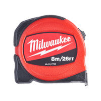 Milwaukee 48227726 Slimline Tape Measure 8m/26ft