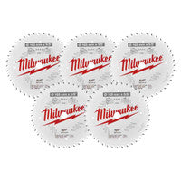 Milwaukee 4932471312 ATB Wood Circular Saw Blade 165mm x 16mm 40T (5 Pack)