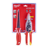 Milwaukee 4932479784 Drywall Kit with Rasping Jab Saw & Aviation Snips